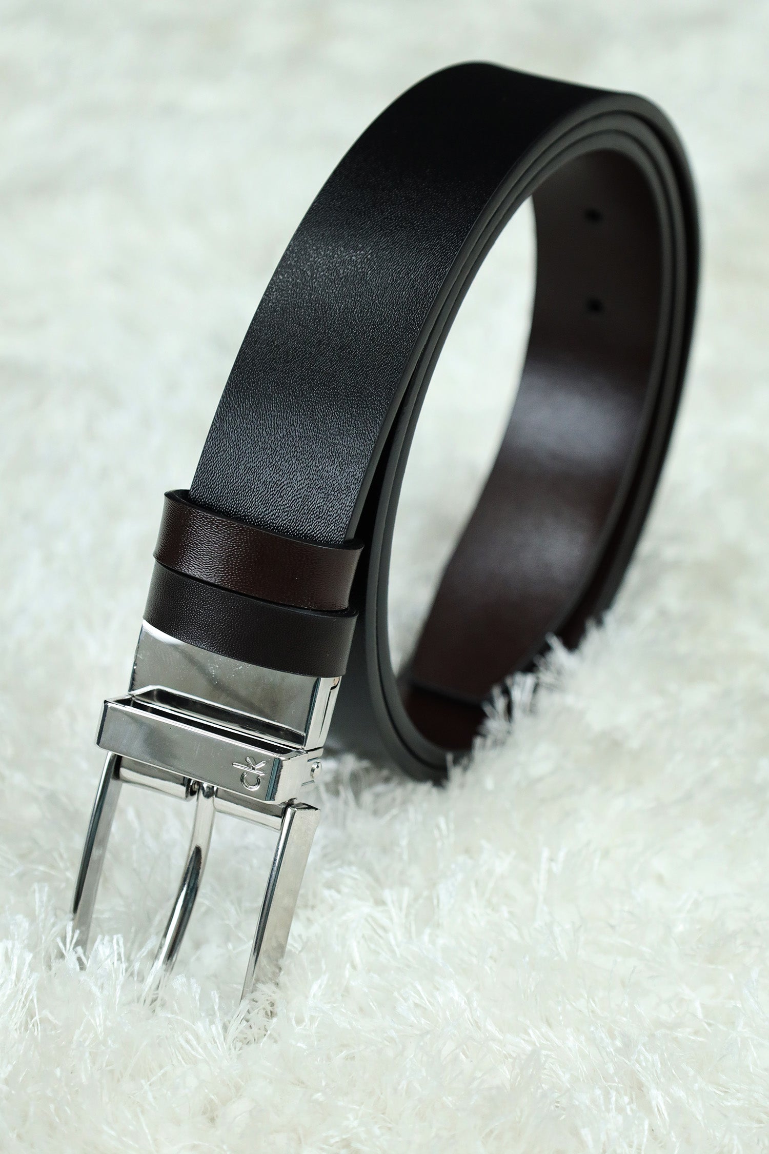 Clvn klen Buckle Double Side 7A+ Premium PU Belt