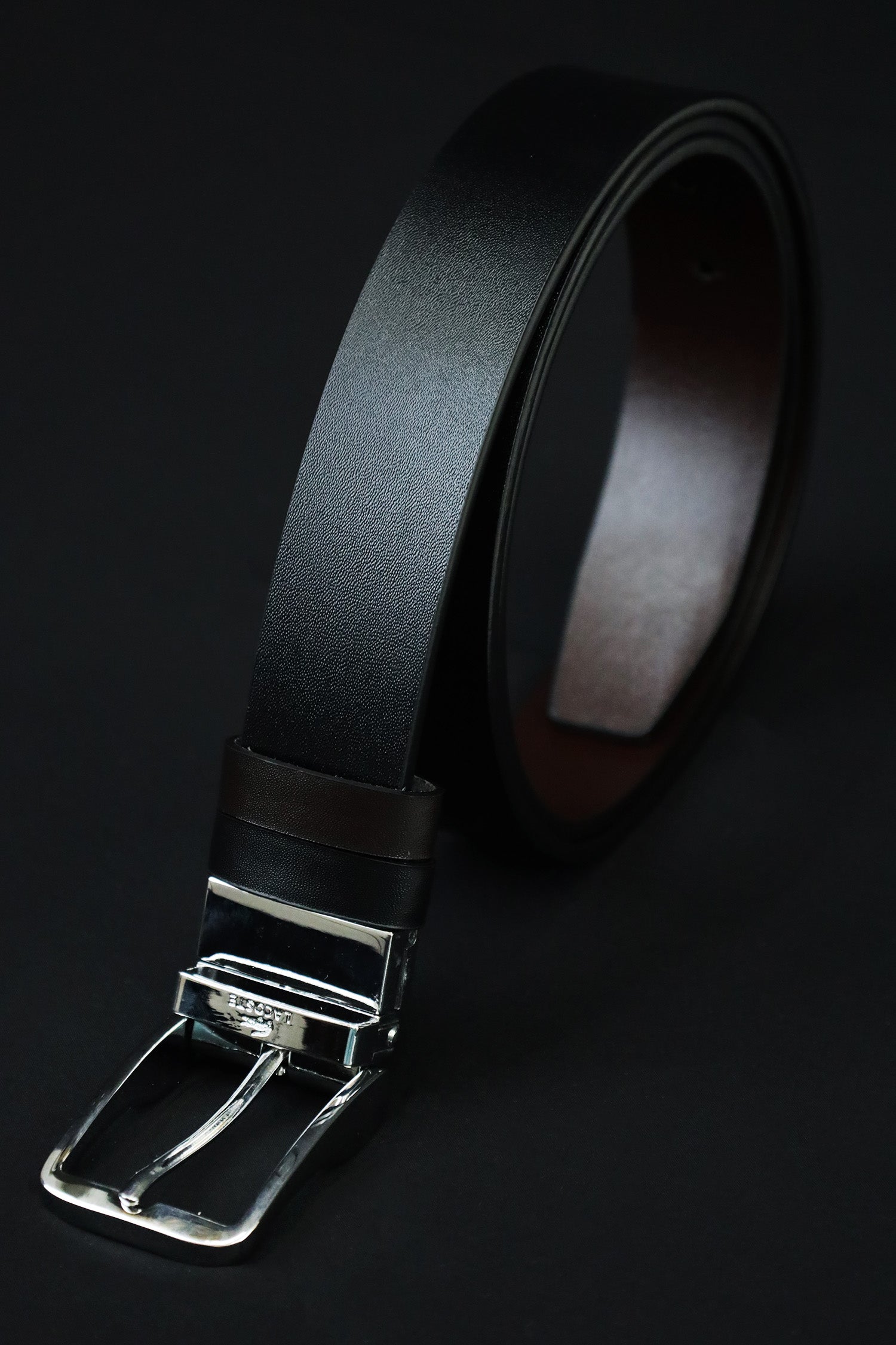 Lacste Buckle double Side 7A+ Premium PU Belt