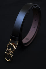 Frgamo Metal Alloy Automatic Buckle Branded Belt