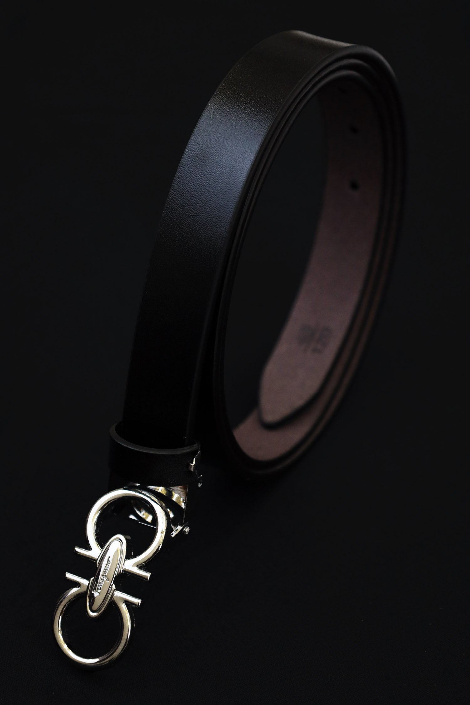 Frgamo Metal Alloy Automatic Buckle Branded Belt