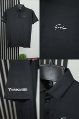 Turbo Front Slogan Polo Shirts