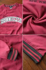 Broklyn NYC Letter Graphic Full Sleeves Men's Sweatshirt