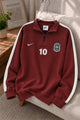 Nke Blokecore Aesthetic Quarter Zip Style Over Size Men's Sweatshirt In Maroon