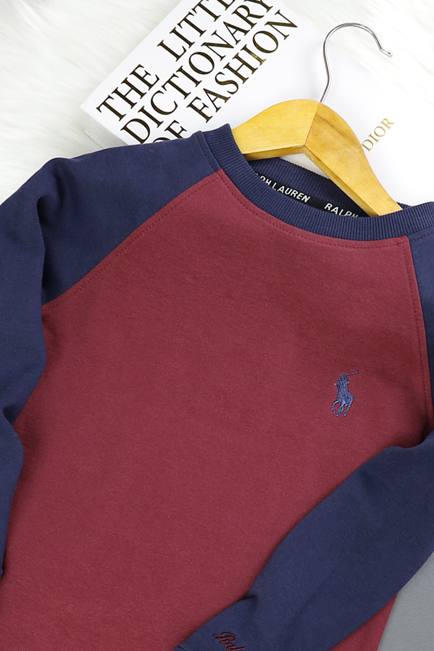 Plo Blocked Cotton Jumper Round Neck Unisex Kids SweatShirt