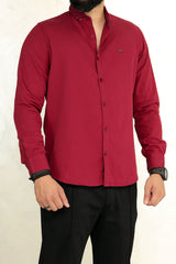 Turbo Self Lining Long Sleeve Cotton Casual Shirt