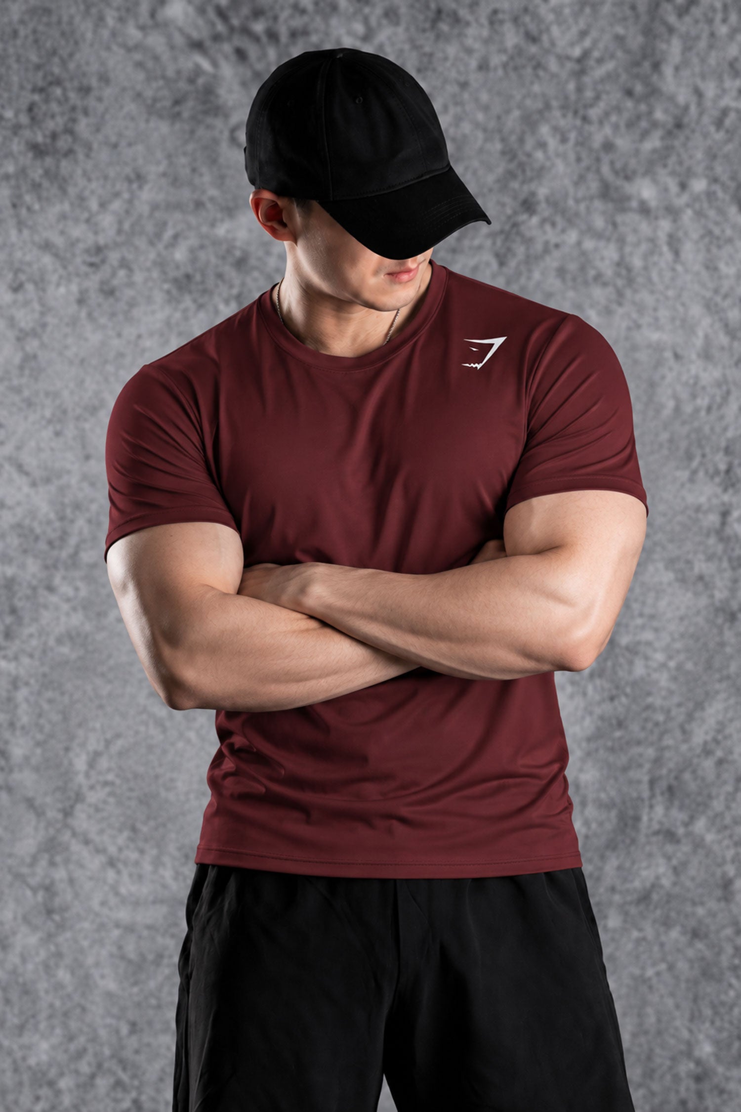 Gym Shrk Strength Arrival Dry-Fit Tee