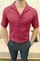 Turbo Designer Motif Floral Casual Shirt