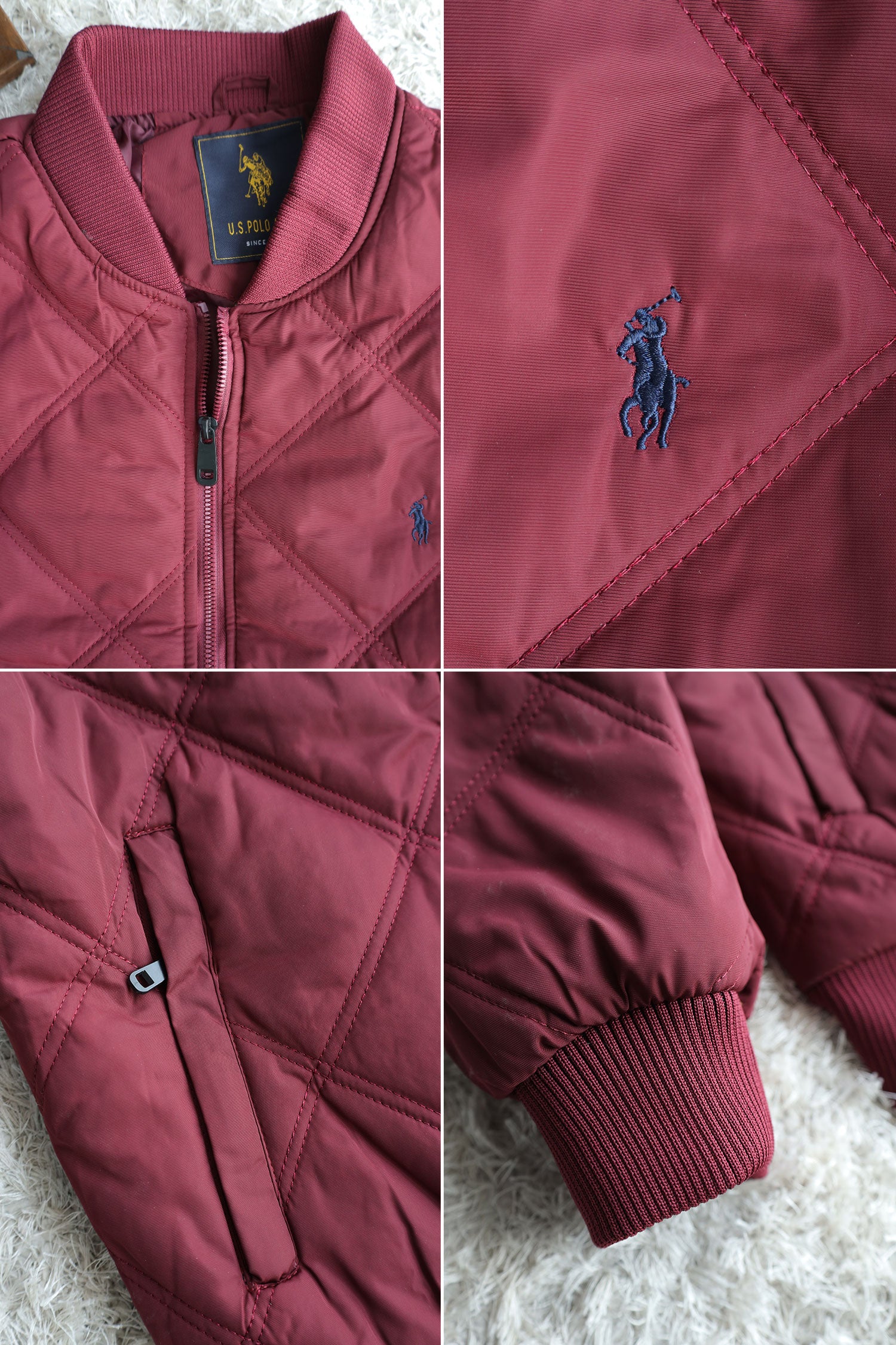 Polo Rph Lren Rib Style Imported Puffer Jacket