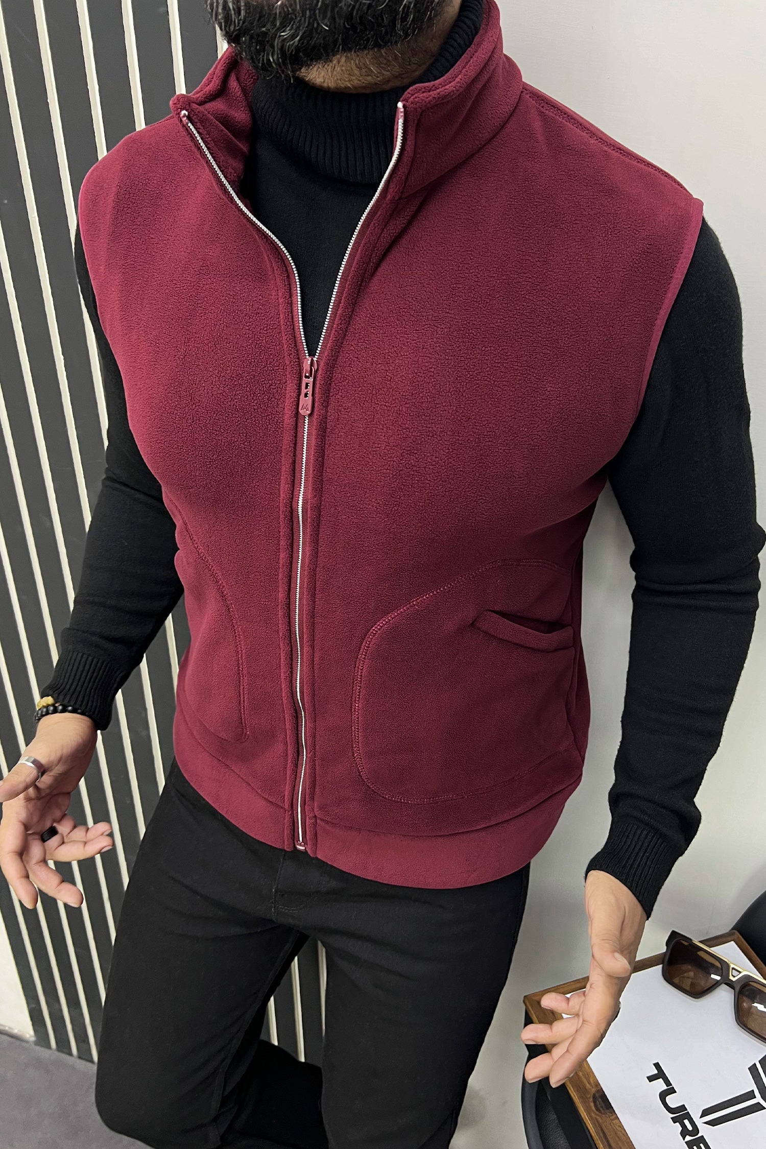 Warm Fleece Imported Men's Gilet