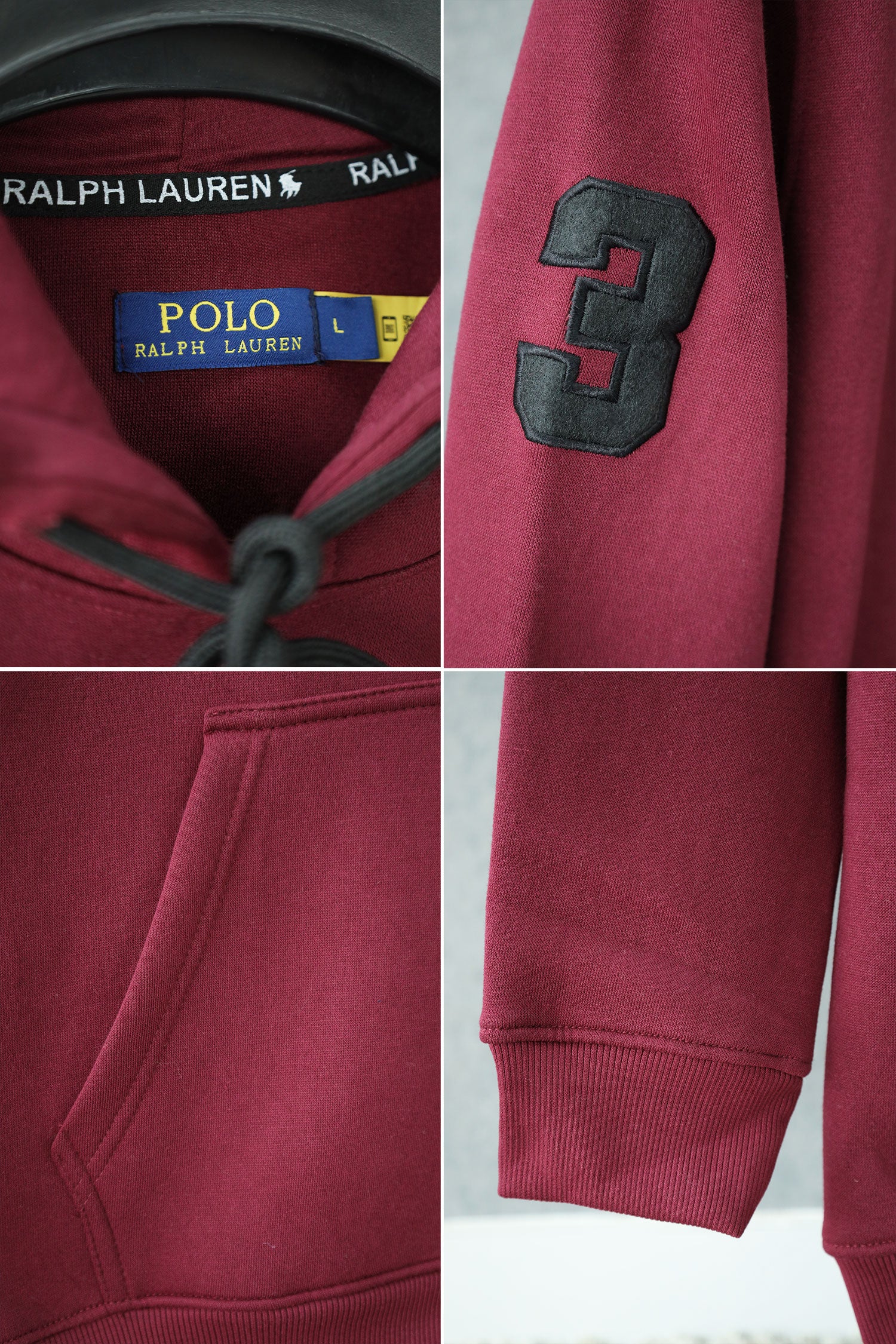 Rph Lren Polo Big Pony Fleece Hoodie