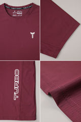 Turbo 'Street-Style' Drop-Shoulder Graphic Dry-Fit Tee