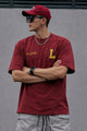 Turbo National Hip-Hop Oversize Men's Tee In Maroon