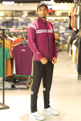 Turbo Edge Slim Fit Mock Neck Zipper Style Tracksuit