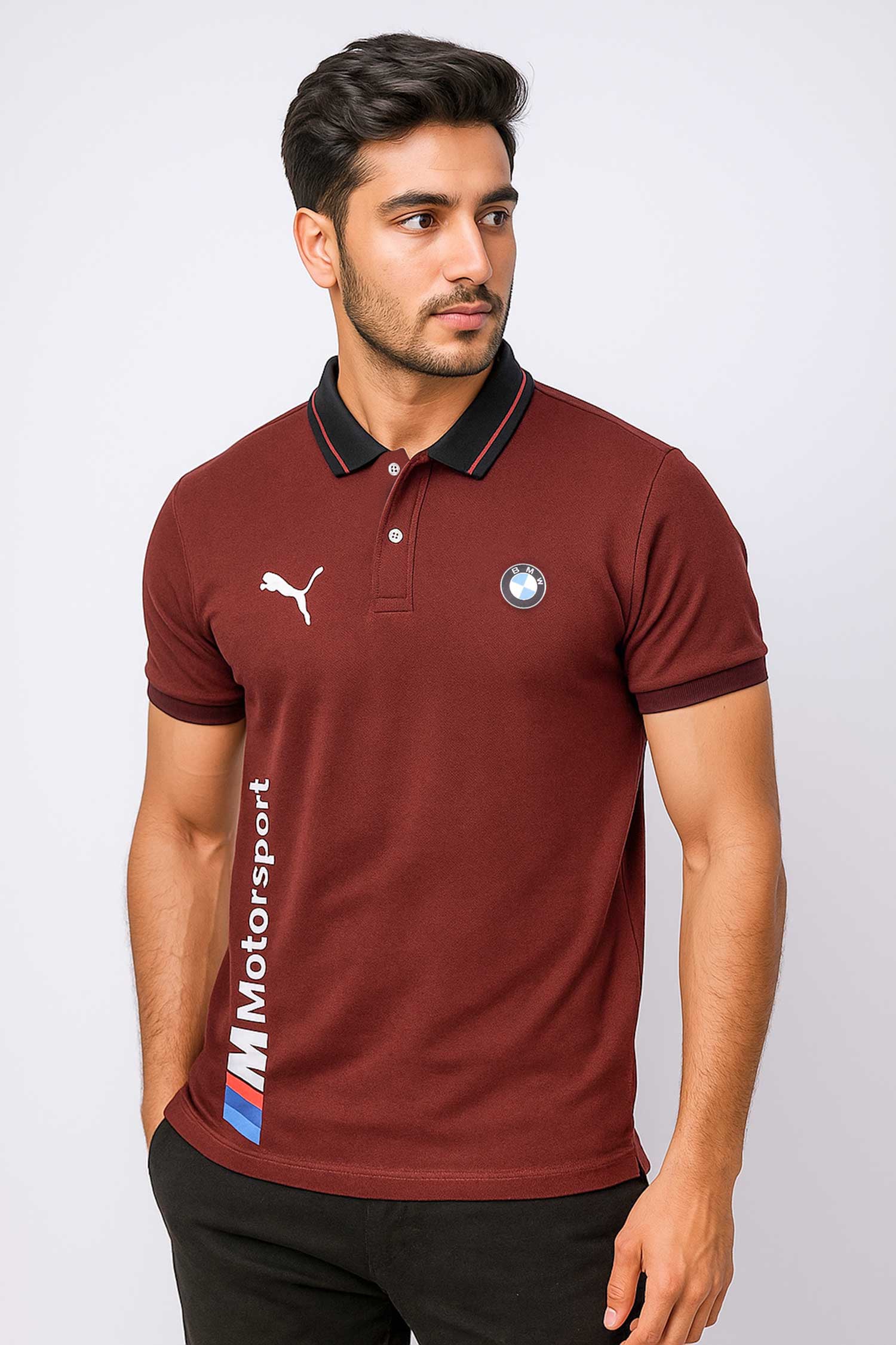 Pma BMW M Motorsports Edition Men's Polo Shirt