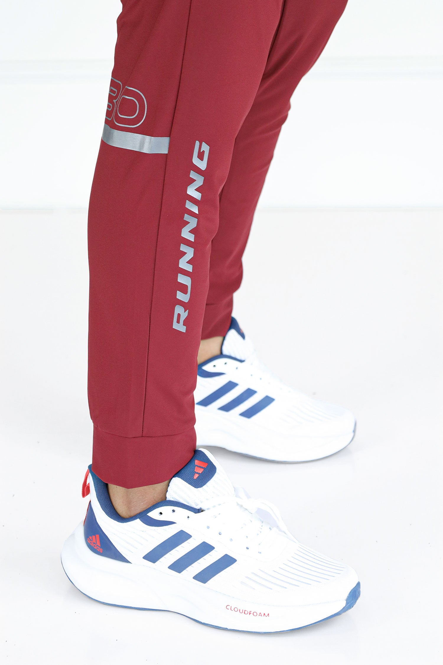 Turbo Revival Tech Running Men's Dryfit Trouser In Maroon