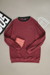 Pma Nocturne Stripe Round Neck Imported Men's Sweatshirt