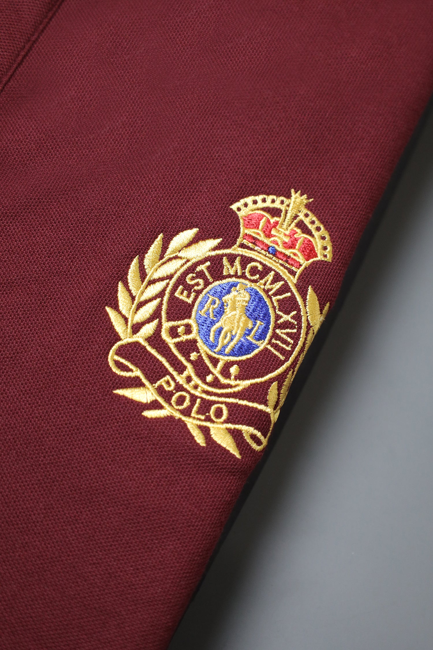 Rph Lren Polo Crest Badge Men's Polo Shirt