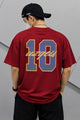 Turbo Aesthetic Taille Graphic Tee In Maroon