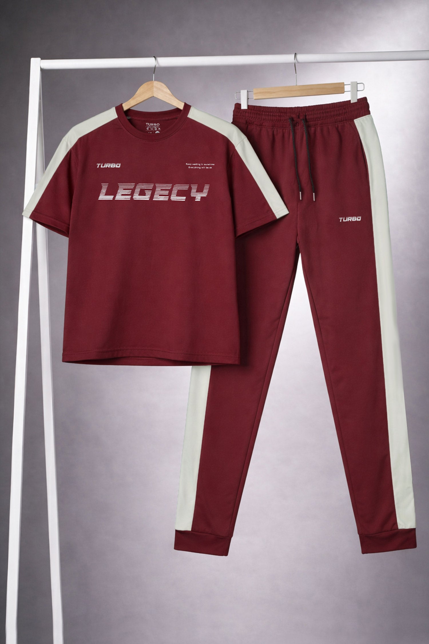 Turbo Legecy contrasting stripes Men's Tracksuit