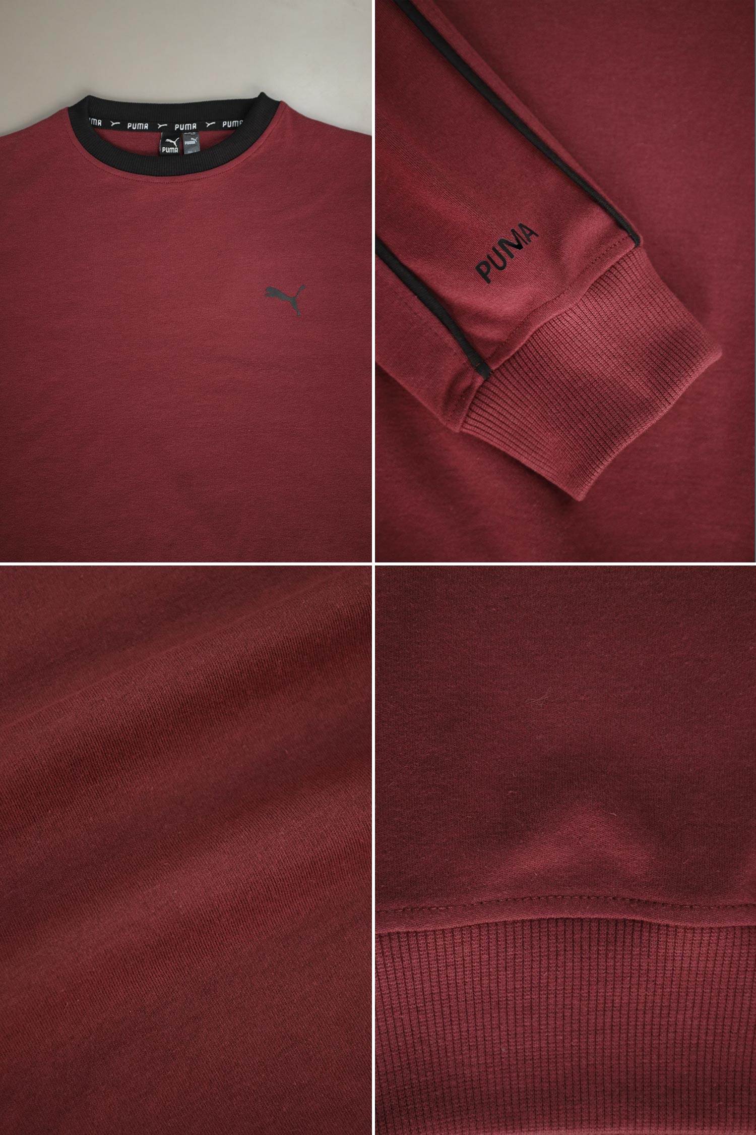 Pma Nocturne Stripe Round Neck Imported Men's Sweatshirt