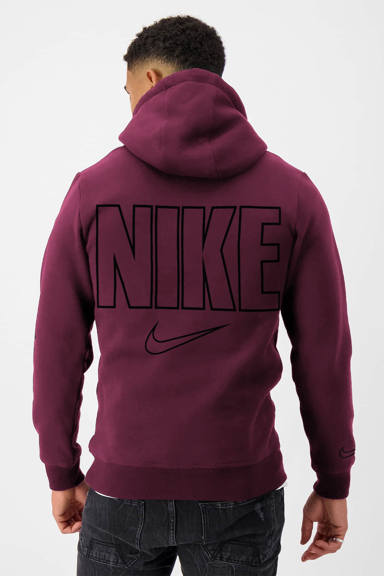 Nke Signature Slogan Fleece Hoodie