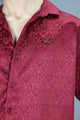 Turbo Designer Motif Floral Casual Shirt