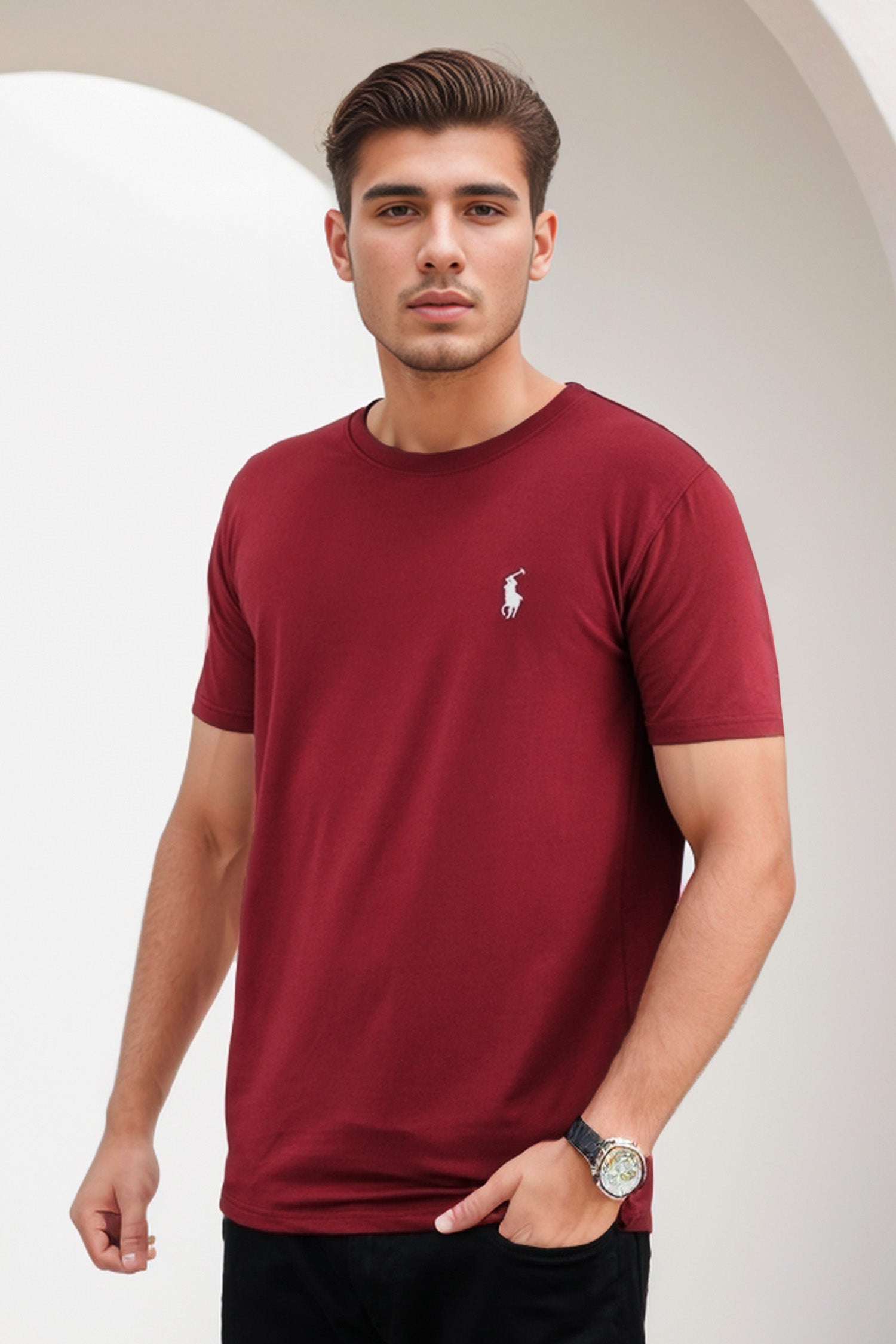 Raph Luren Polo Round Neck T-Shirt