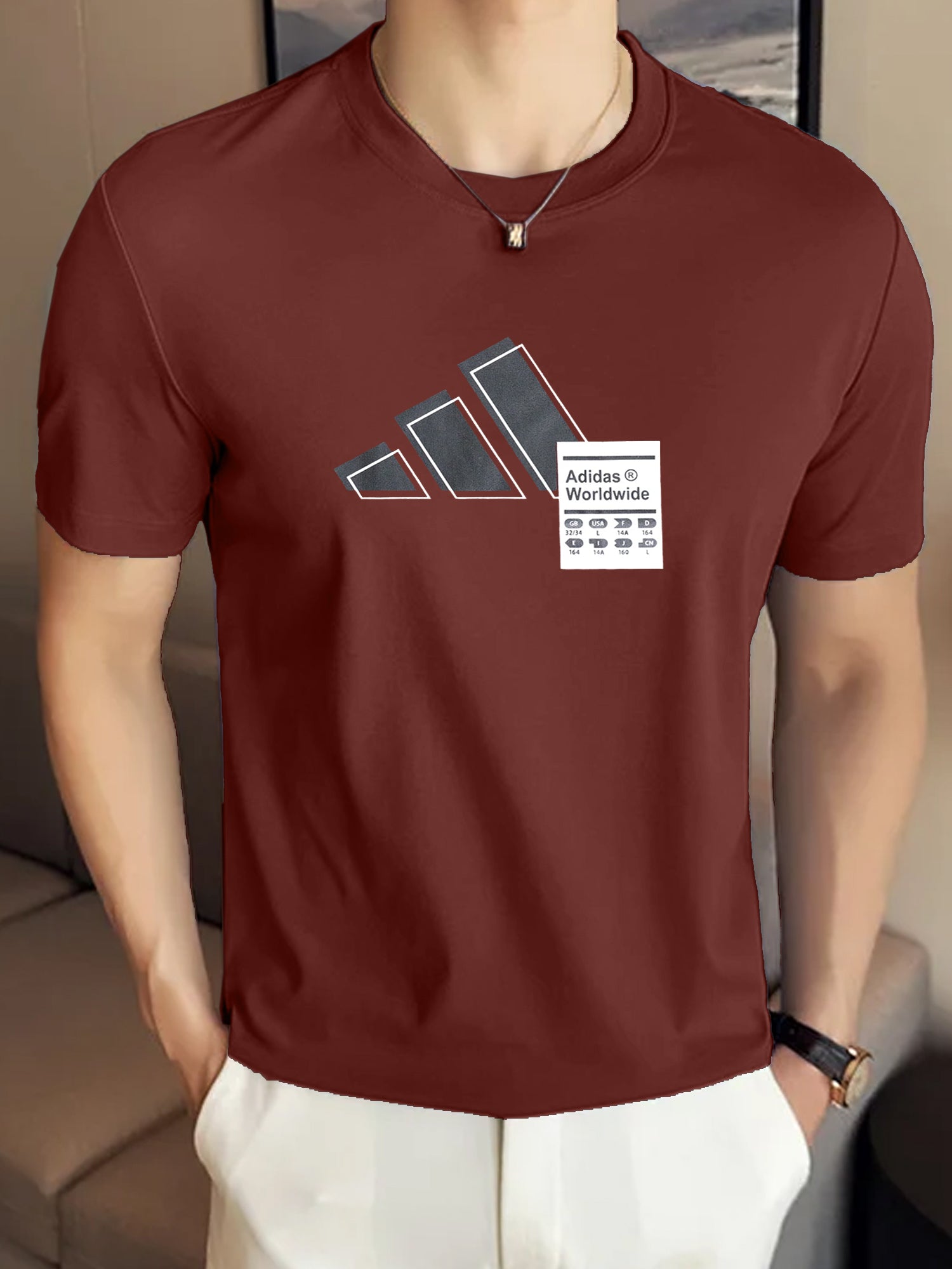 Nke Premium Style Statement Graphic Crew Neck Tee