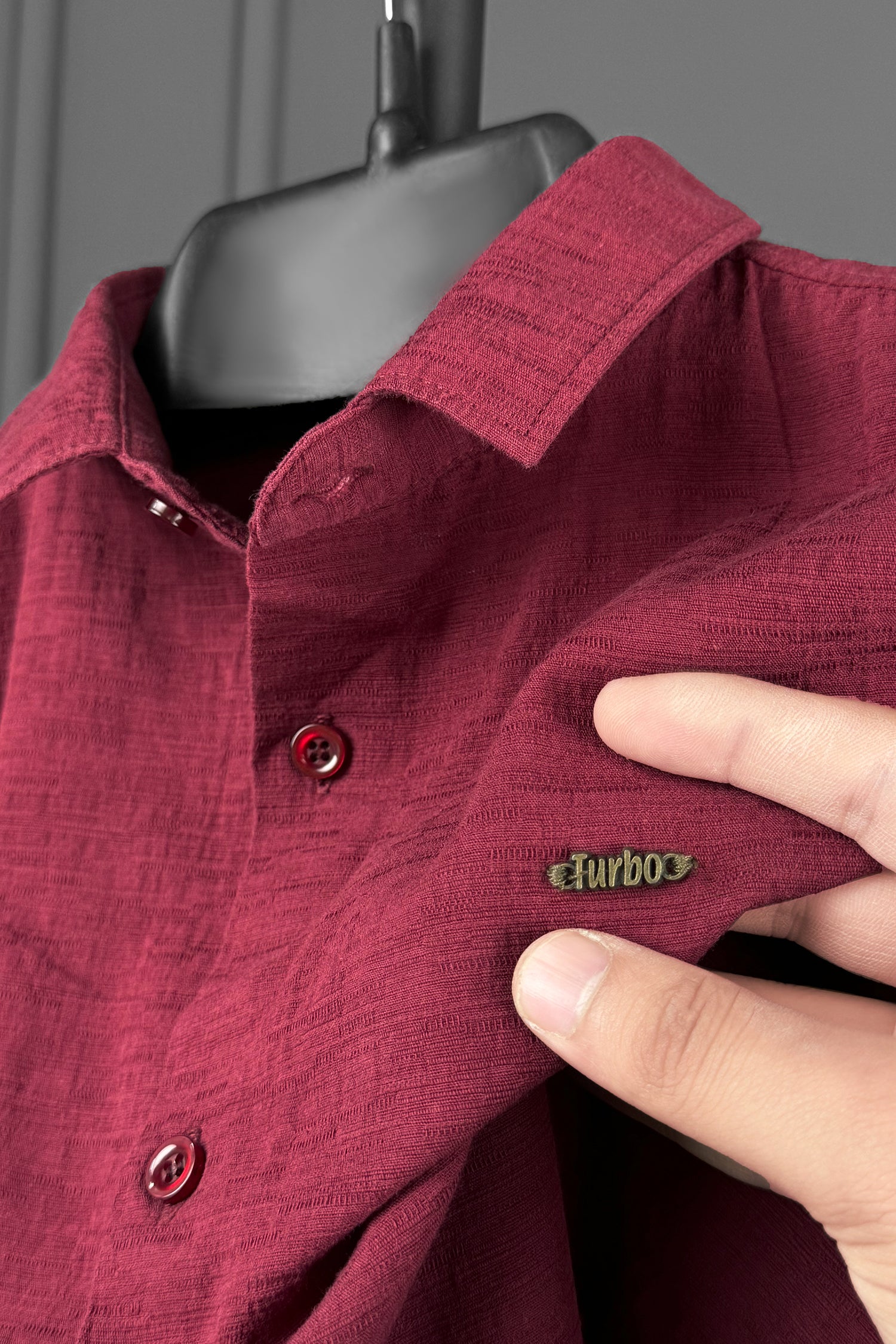 Turbo Textured Relaxed Fit Casual Shirt