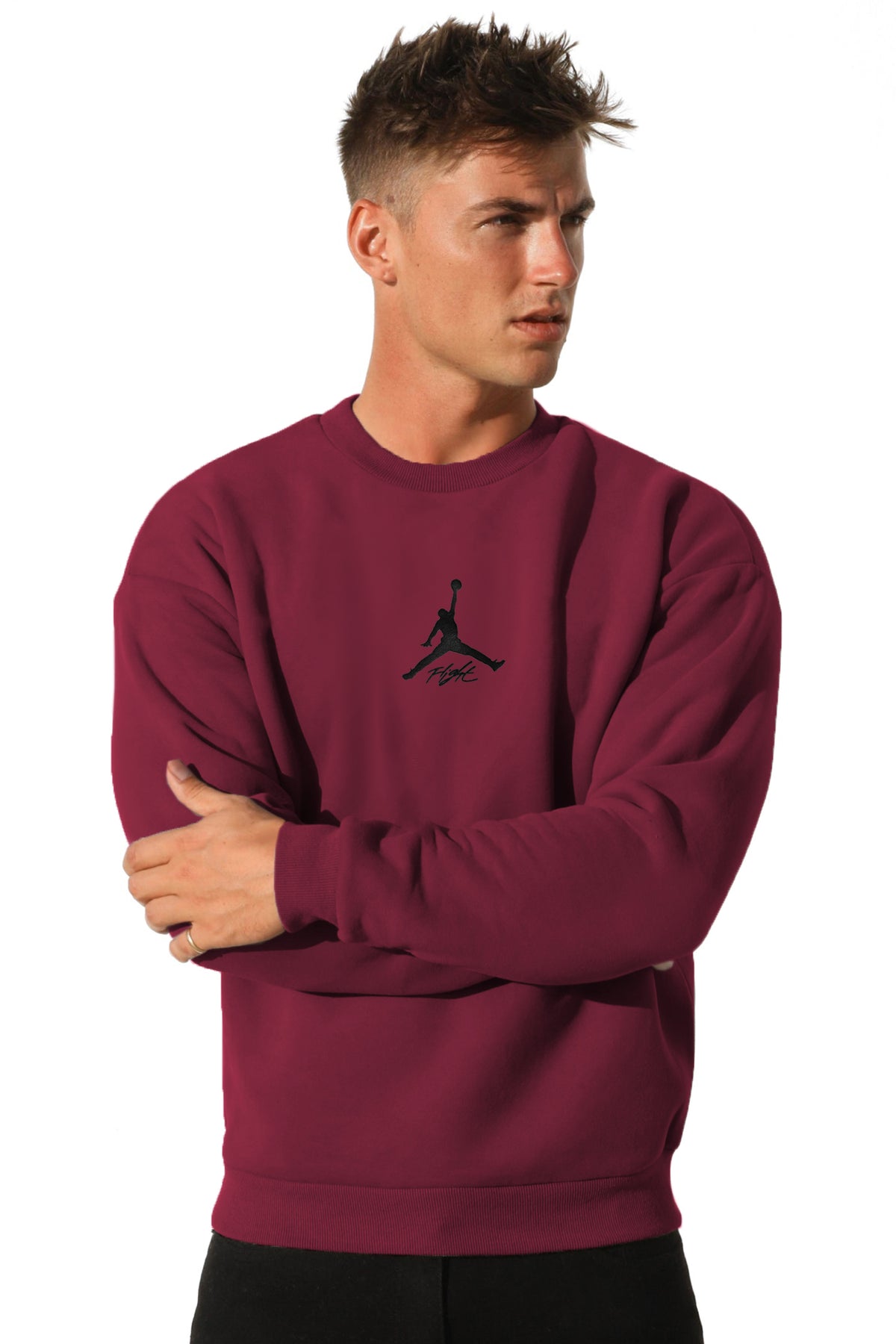 Nke X Jrdn Flight Heritage Full Sleeves Men's Sweatshirt