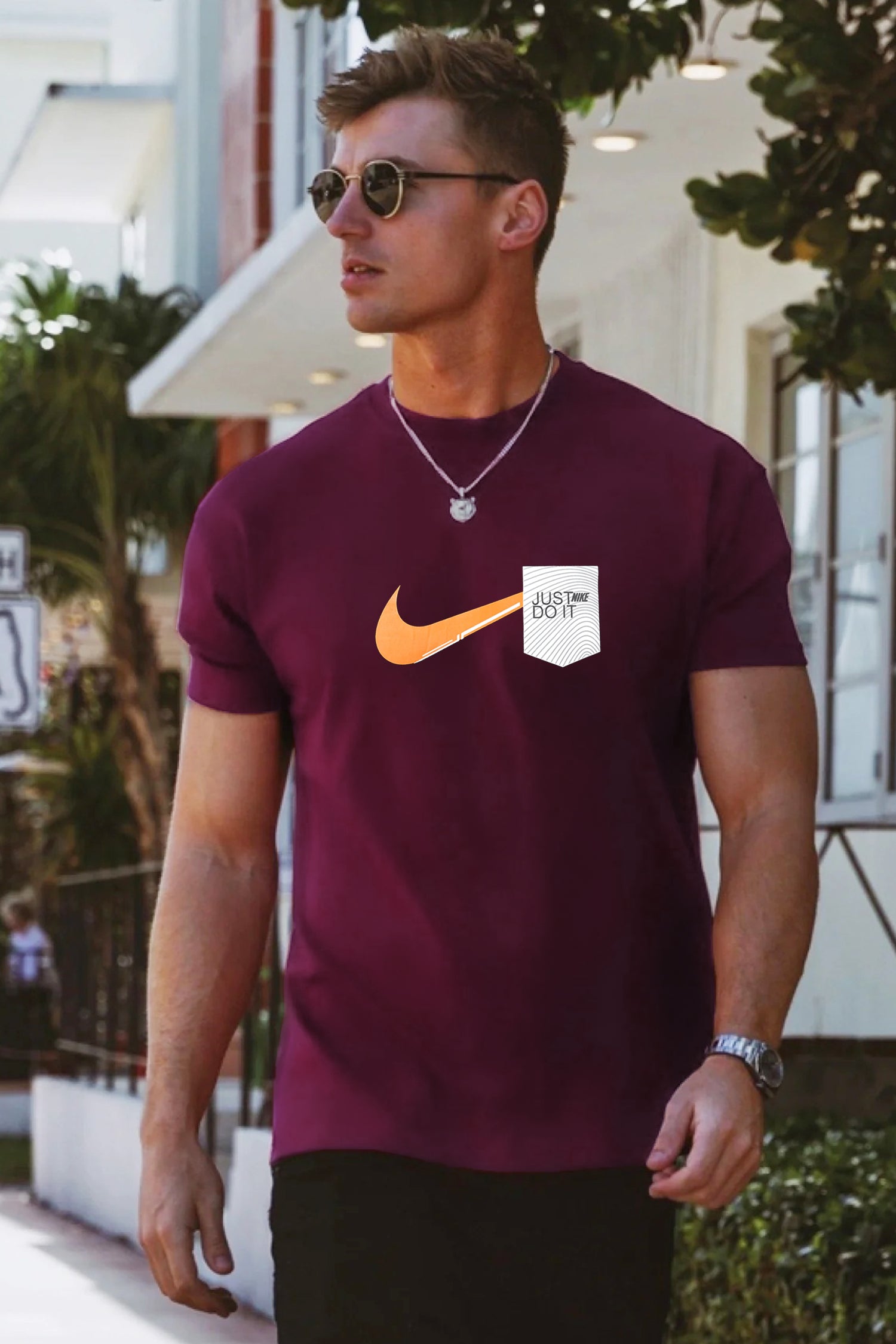 Nke Jst do It Slogan Crew Neck Tee