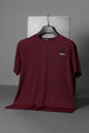 Rebok Legacy Core Performance Imp Dry-Fit Tee In Maroon
