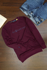 Polo Rph Lren Big Pony Full Sleeves Men's Sweatshirt In Maroon