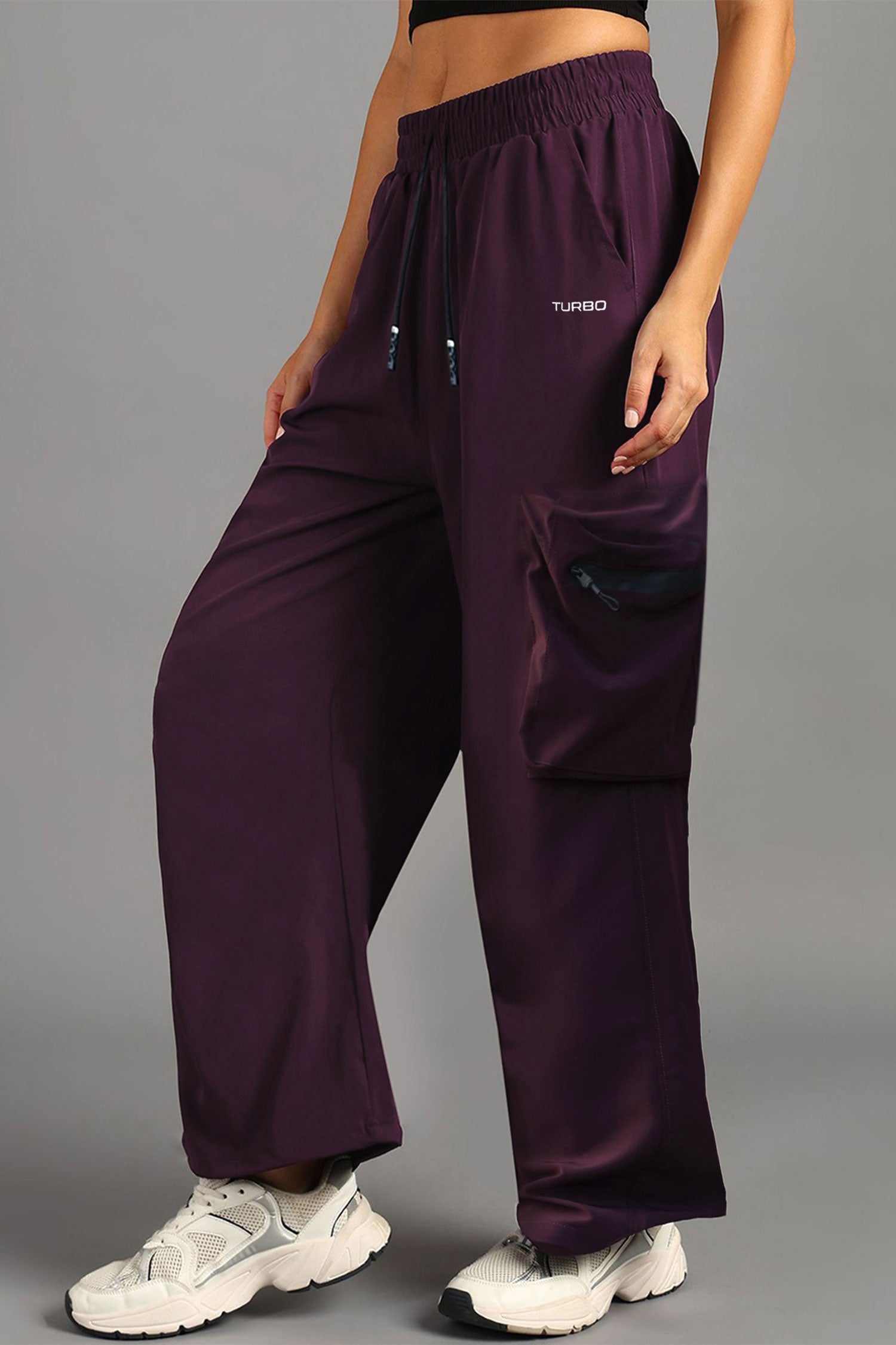 Turbo Loose Box Pockets Imported Cargo Trouser - Women