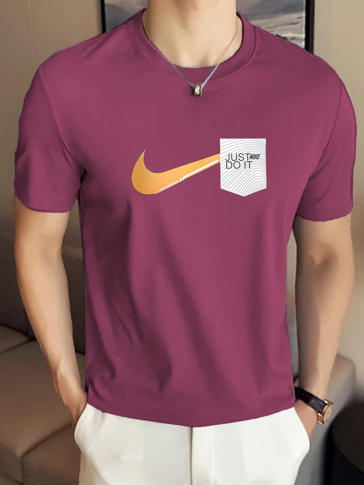 Nke Jst do It Slogan Crew Neck Tee