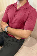 Turbo Designer Motif Floral Casual Shirt