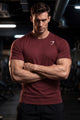 Gym Shrk Strength Arrival Dry-Fit Tee In Plum