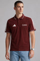 Adds x Mercds F1 Series Men's Imp Polo Shirt in Maroon