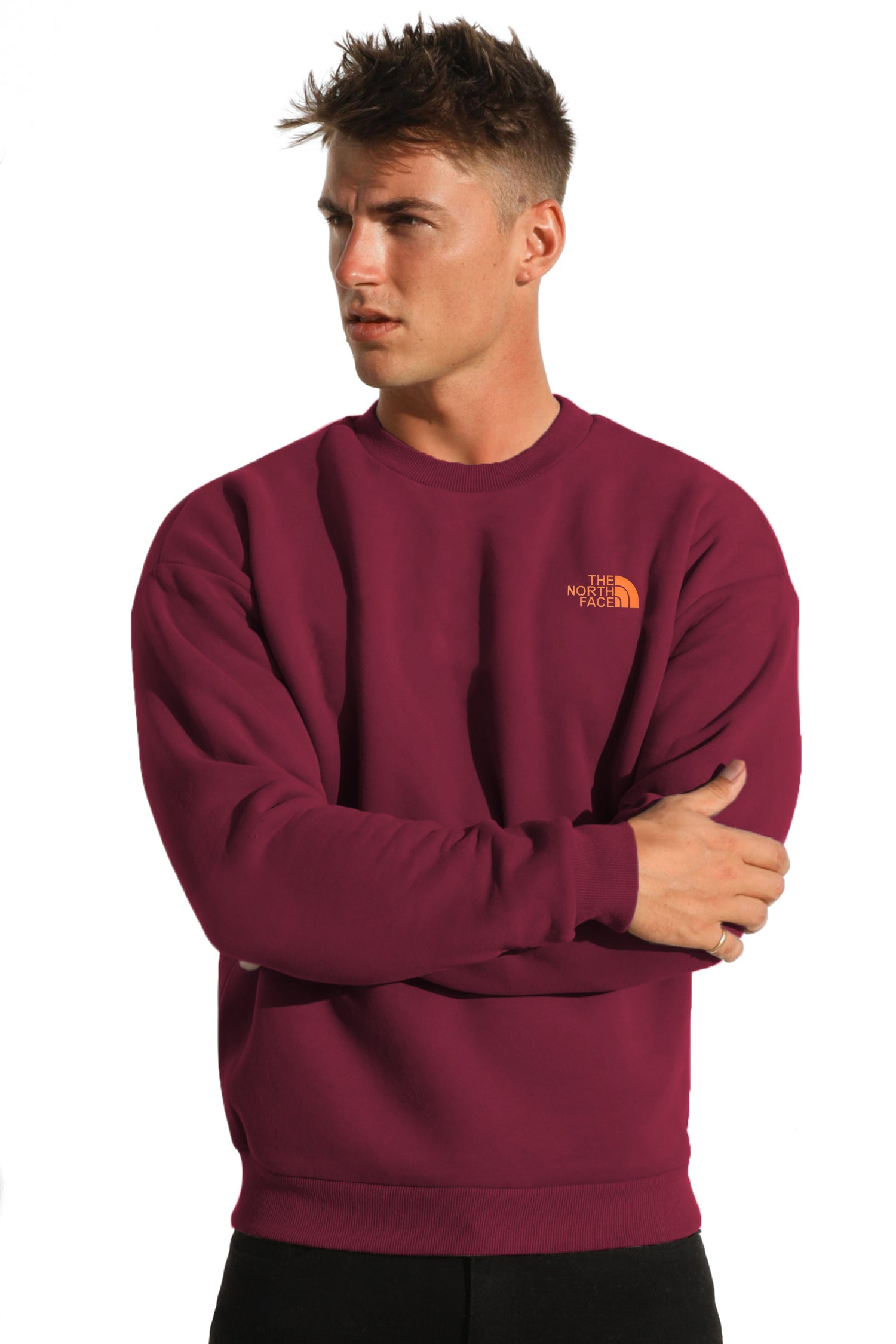 The Nrth Fce Holiday Crew Neck Full Sleeves Men's Sweatshirt