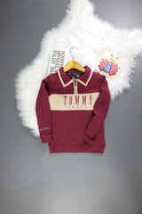 Tomy Hilfiger Varsity Coller Style Unisex Kids SweatShirt