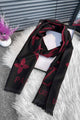 Luis Vten Giant Monogram Pattern Imported Men's Wool Muffler