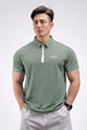 Skchrs Urban Mesh Men's Polo Shirt In Moss Green