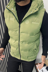 Winter Breeze Quilted Removable Hood Imported Men's Gilet