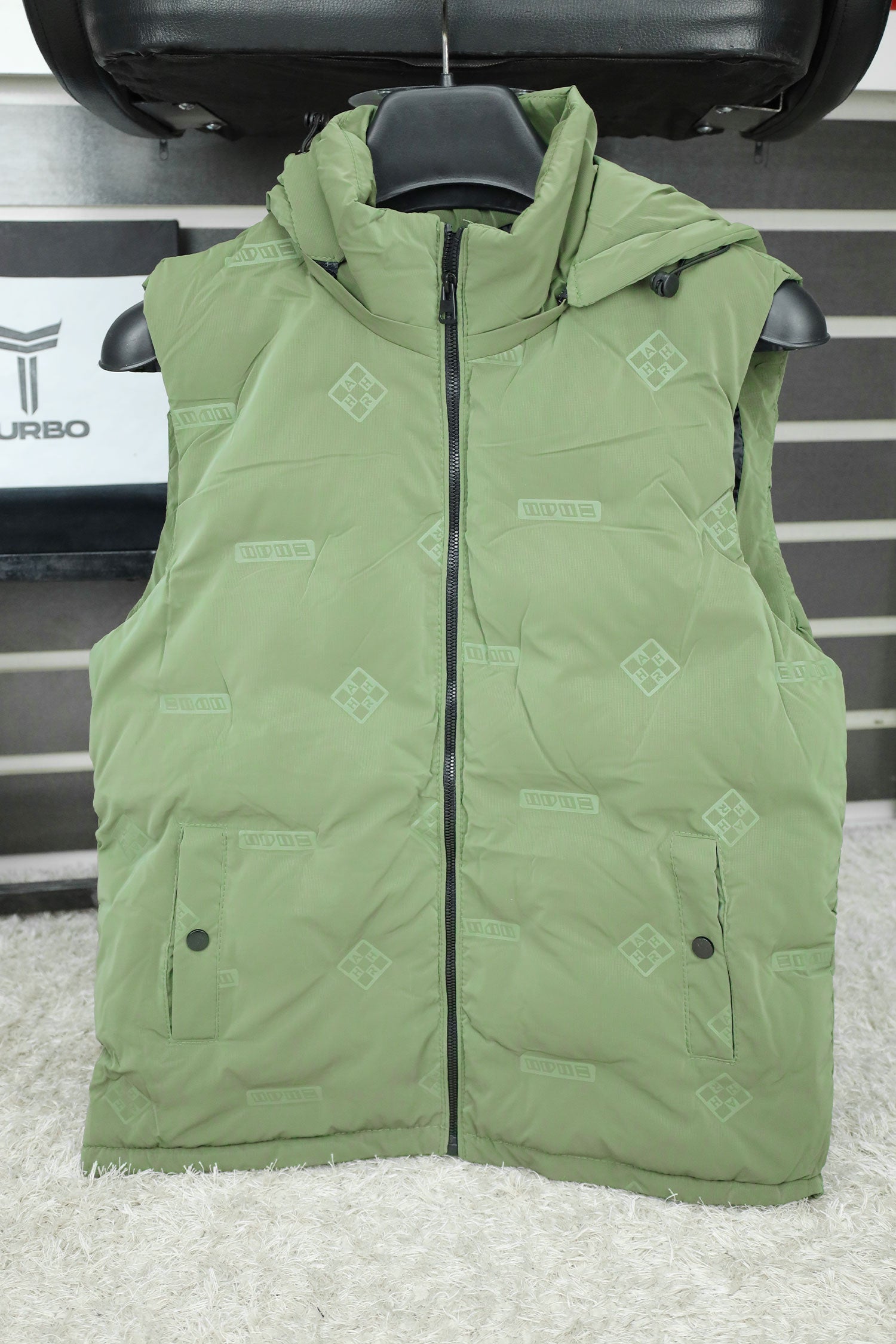 Winter Perfect Quilted Detachable Hood Imported Men's Gilet