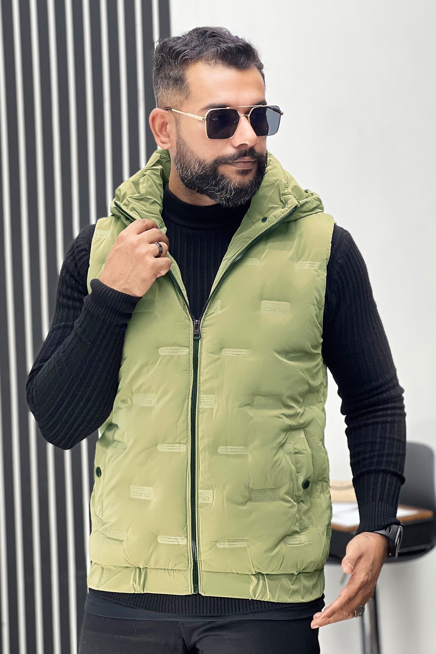 Trendy Bubble Quilted Imported Men's Gilet