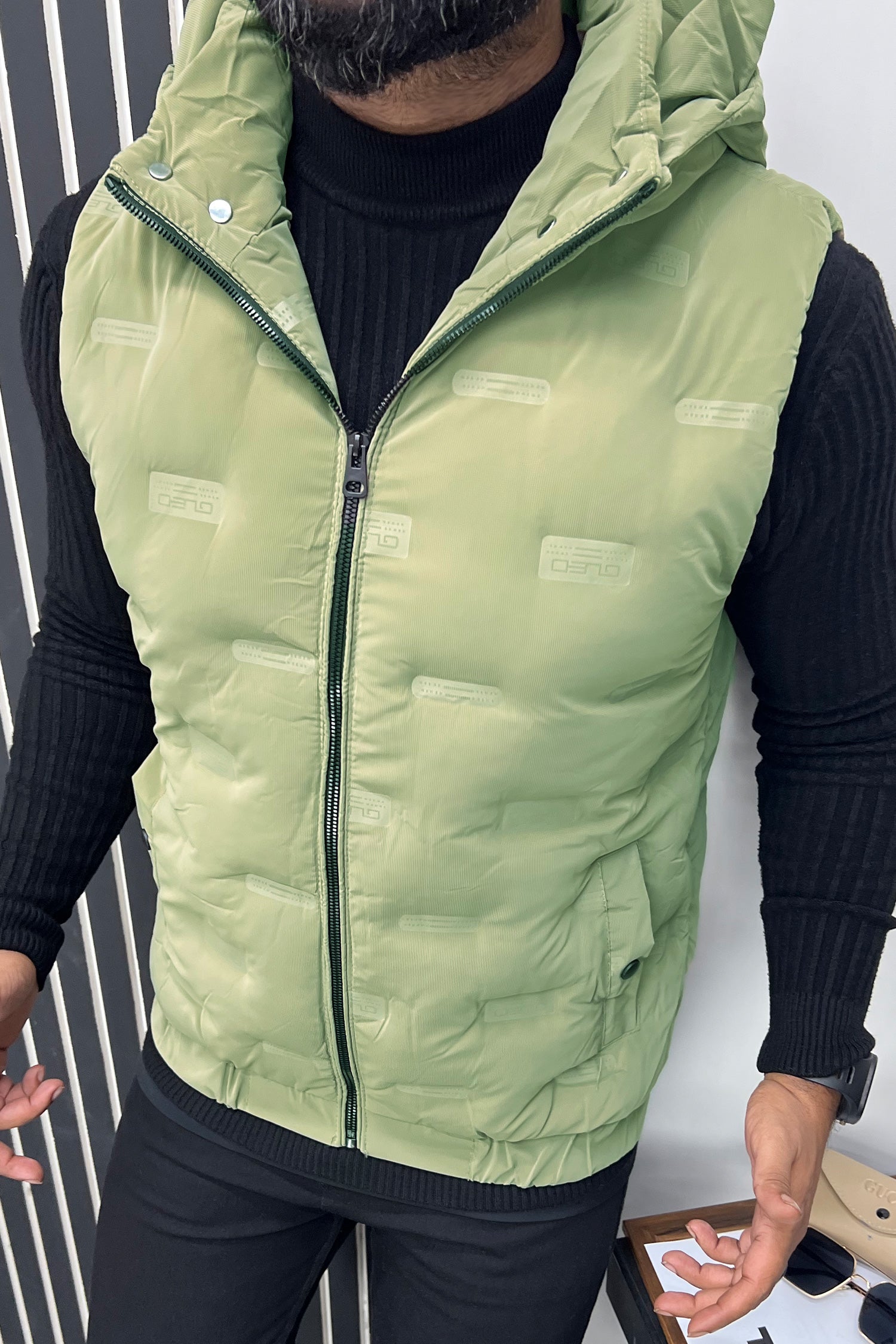 Trendy Bubble Quilted Imported Men's Gilet