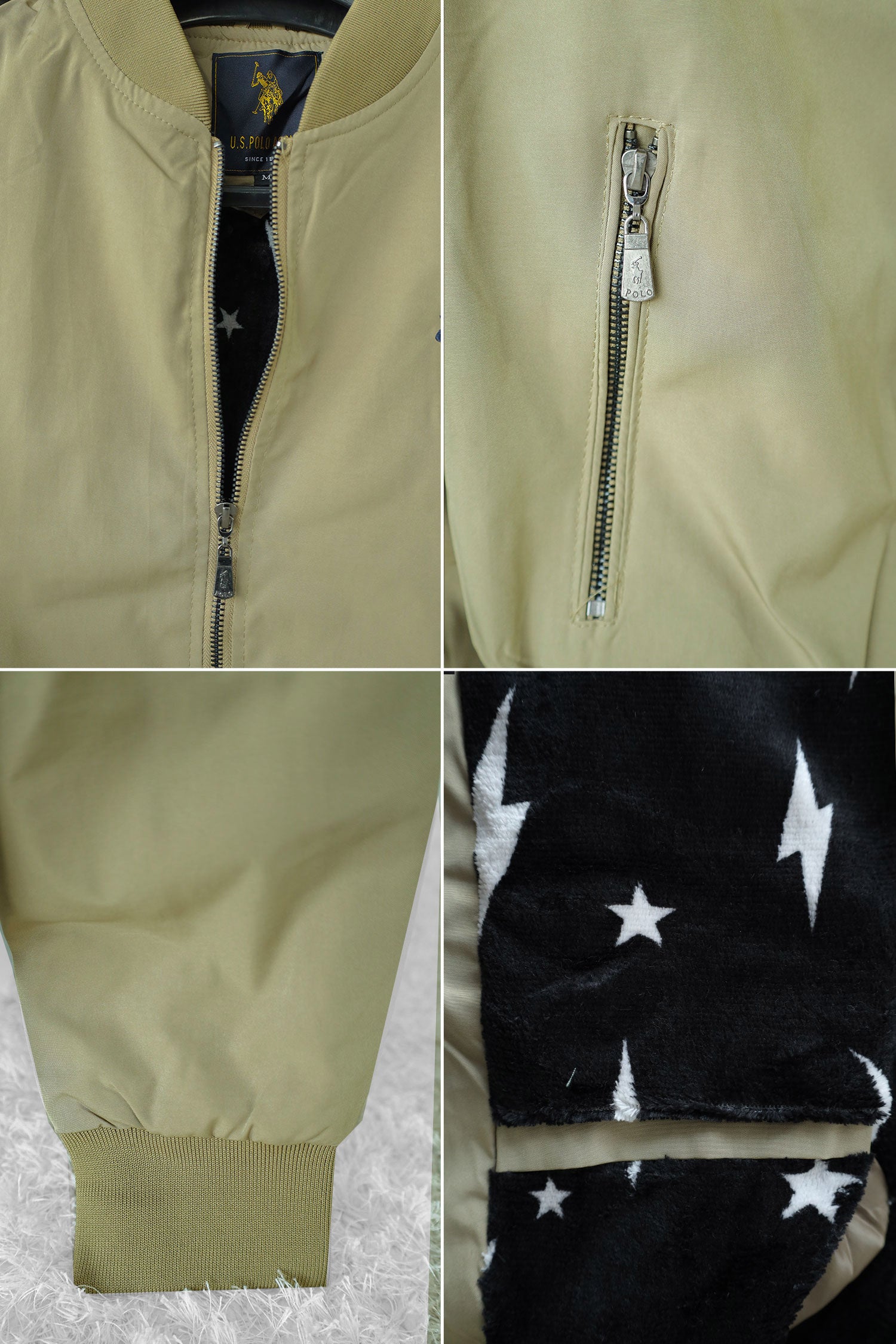 Rph Lren Polo Embriodered Letter Men's Imported Light Weight Jacket