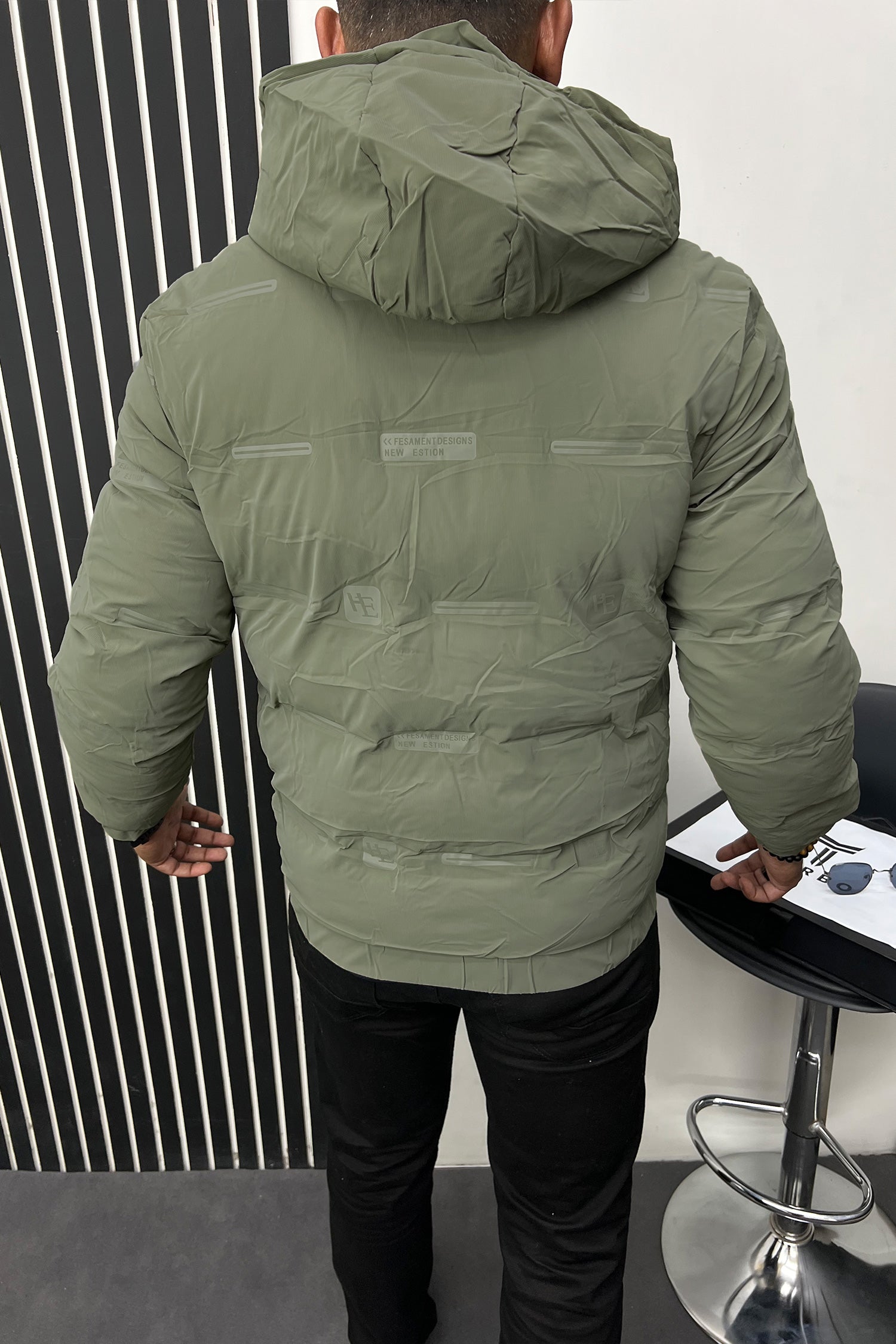 New Edition Branded Hood Style Imported Puffer Jacket