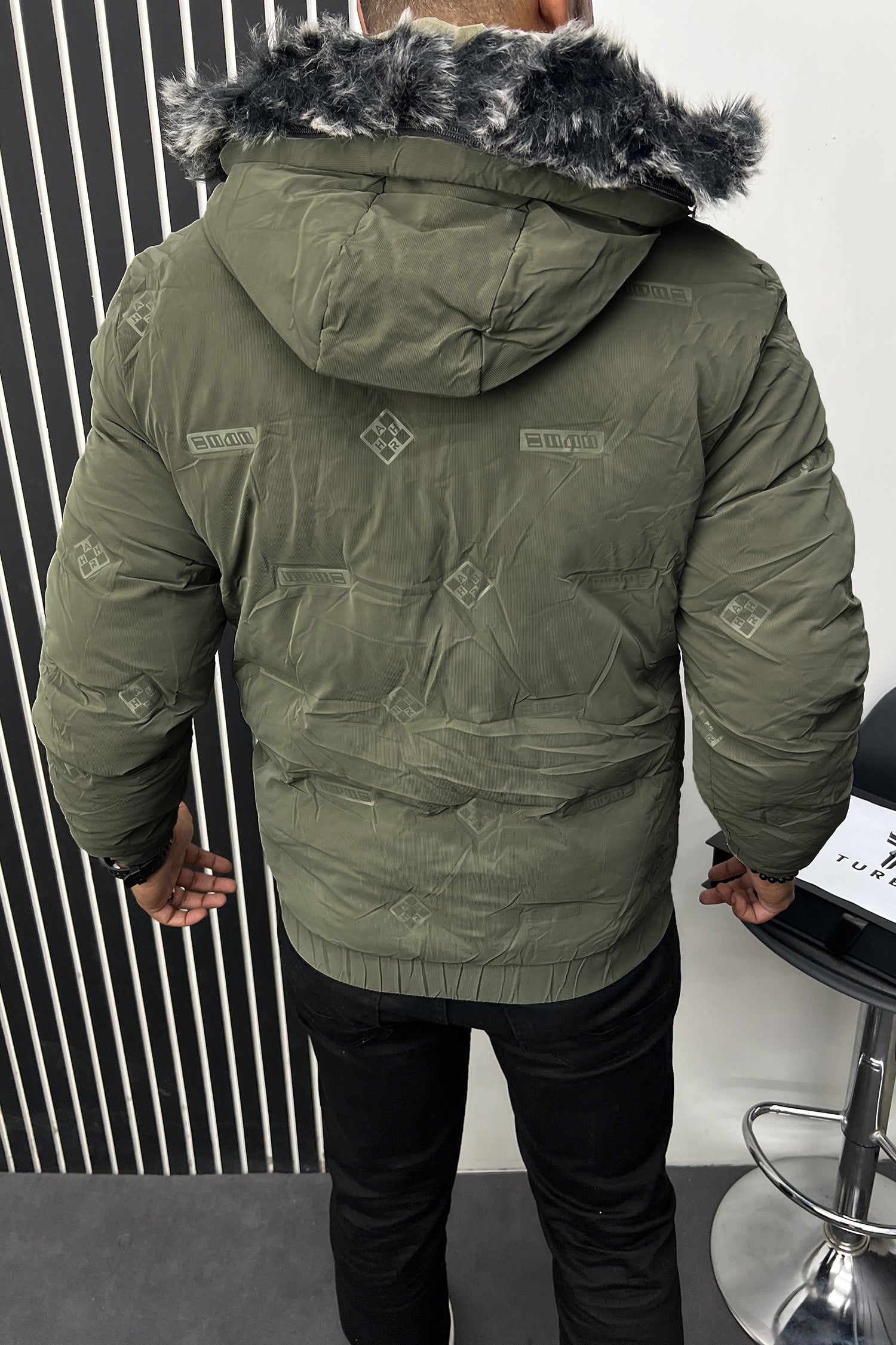 Feel Good Branded Hood Style Imported Puffer Jacket