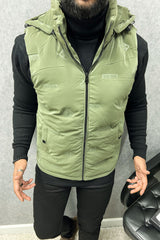 Winter Perfect Quilted Detachable Hood Imported Men's Gilet